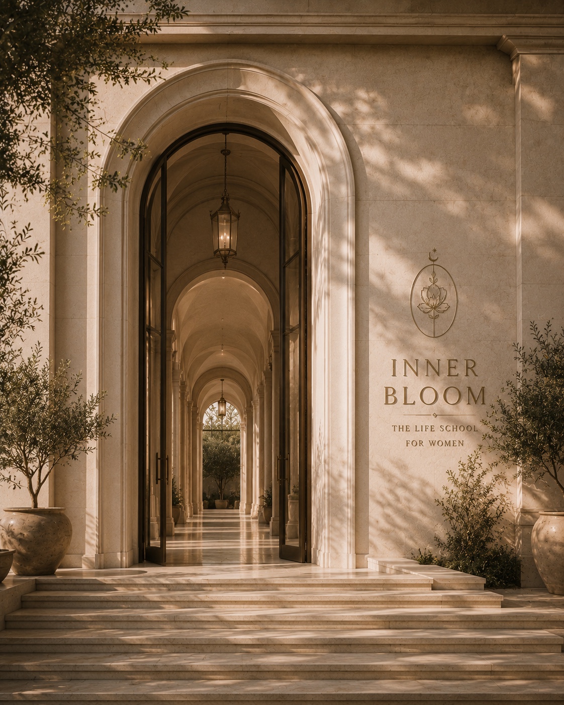 The entrance to Inner Bloom